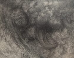 レオナルドダヴィンチの嵐の海のデッサン